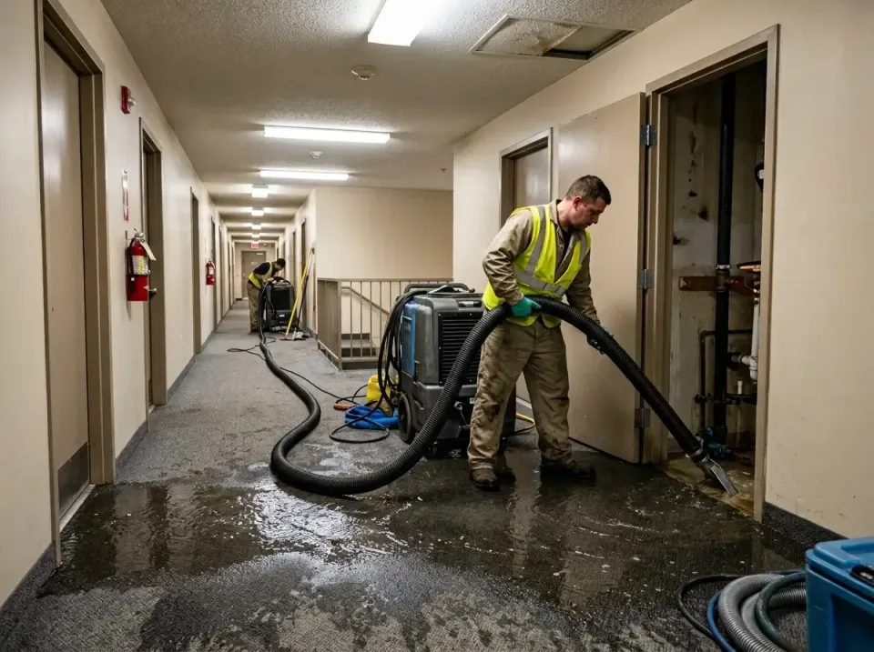 multi-unit-apartment-hallway-f-005 — frequently asked questions, Emergency Burst Pipe Water Extraction & Removal in Silver F…